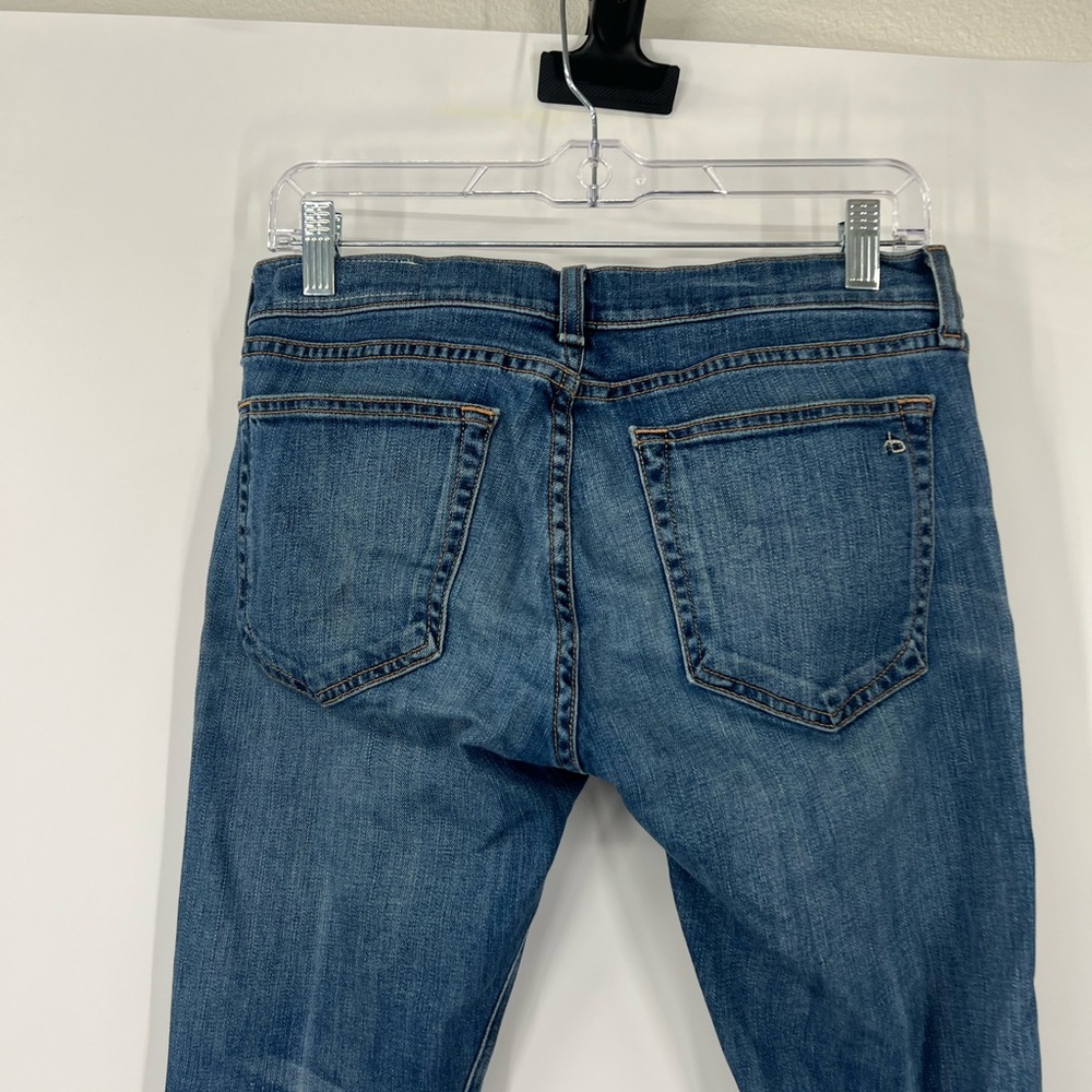 Rag & Bone Dre Low-Rise Slim Boyfriend Jeans in Coopers - Picture 6 of 9